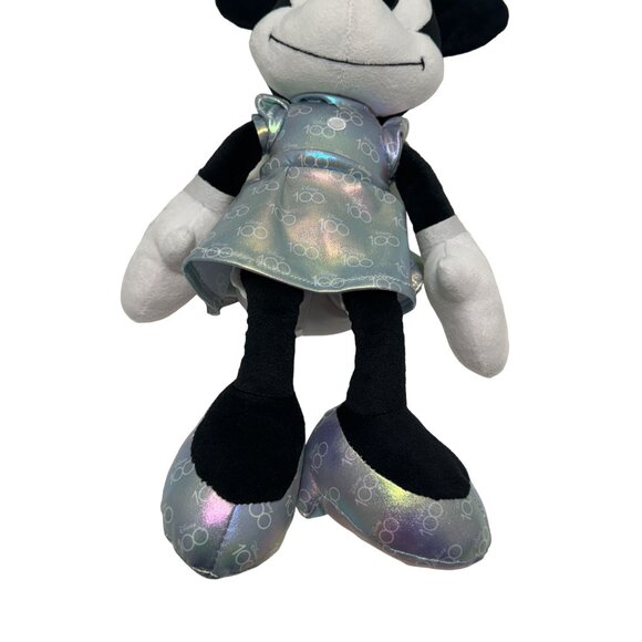 Minnie Mouse 100 Years Plush Toy Doll 2022 18" Collectors Gift New without Tags - Picture 3 of 6